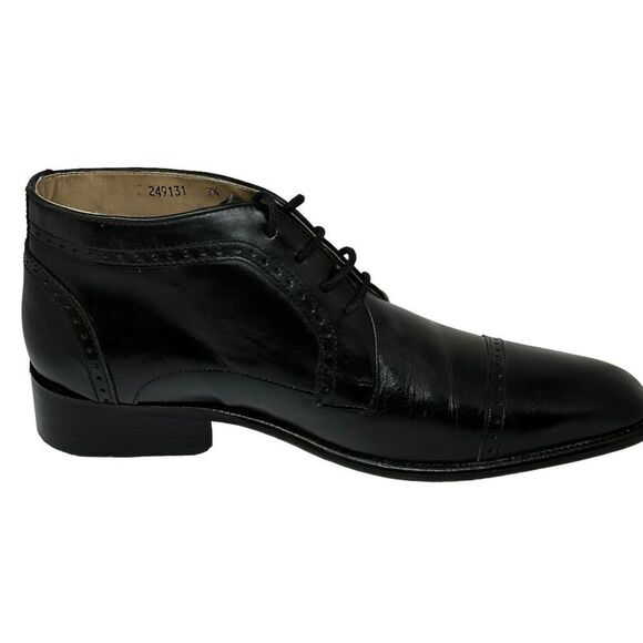 NEW Giorgio Brutini Blackjack Leather Beatle Boots Mens Lace Up Sz 7.5 ITALY main image 4